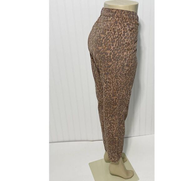 Style & Co Wild Puma Skinny Jeans Curvy Mid Rise Tummy Control Animal Print 12 - Picture 10 of 12